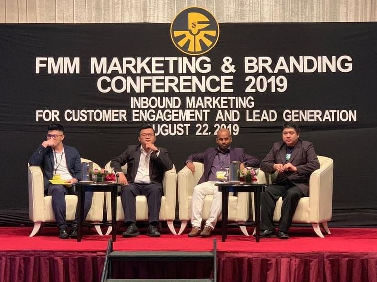 Kenny Lee on the panel at the FMM Marketing and Branding Conference 2019